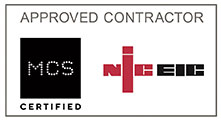 NICEIC Approved Contractor MCS Certified Logo - ADF Electrical - Shropshire
