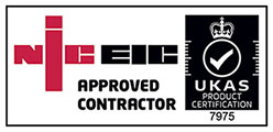 NICEIC Approved Contractor UKAS Logo - ADF Group - Electrical Surveying